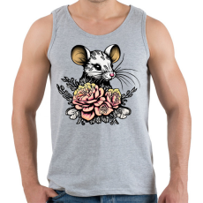 PRINTFASHION Egér tetoválás - Férfi atléta - Sport szürke