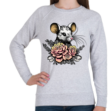 PRINTFASHION Egér tetoválás - Női pulóver - Sport szürke női pulóver, kardigán