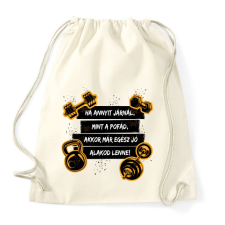 PRINTFASHION Egész jó alakod lenne - Sportzsák, Tornazsák - Natúr tornazsák