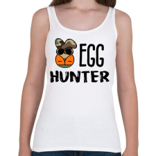 PRINTFASHION Egg hunter - Női atléta - Fehér női trikó