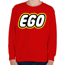 PRINTFASHION Ego - Gyerek pulóver - Piros gyerek pulóver, kardigán