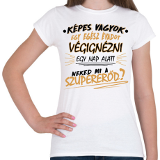PRINTFASHION Egy évad egy nap alatt - Sorozatfüggő - Női póló - Fehér