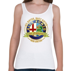 PRINTFASHION Egy jó ALFA-val nem bírtok - Női atléta - Fehér