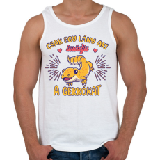 PRINTFASHION Egy lány - Gekkó - Férfi atléta - Fehér