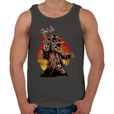 PRINTFASHION Egy lövés - Férfi atléta - Sötétszürke atléta, trikó