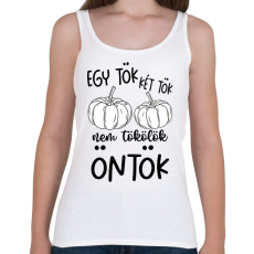 PRINTFASHION Egy tök két tök - Női atléta - Fehér