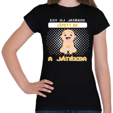 PRINTFASHION Egy új játékos - Női póló - Fekete női póló