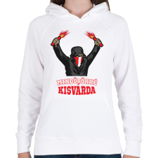 PRINTFASHION Egyedi szurkolói minta #12 - Női kapucnis pulóver - Fehér női pulóver, kardigán