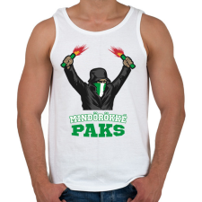 PRINTFASHION Egyedi szurkolói minta #5 - Férfi atléta - Fehér atléta, trikó