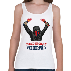 PRINTFASHION Egyedi szurkolói minta #6 - Női atléta - Fehér