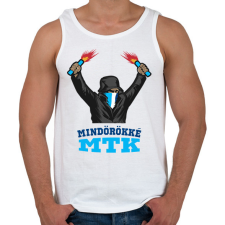 PRINTFASHION Egyedi szurkolói minta #8 - Férfi atléta - Fehér atléta, trikó