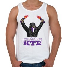 PRINTFASHION Egyedi szurkolói minta #9 - Férfi atléta - Fehér atléta, trikó