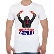 PRINTFASHION Egyedi szurkolói minta - Férfi póló - Fehér férfi póló