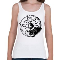 PRINTFASHION Egyensúly - Női atléta - Fehér