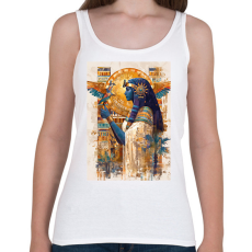 PRINTFASHION Egyiptom - Női atléta - Fehér