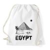 PRINTFASHION egyiptom - Sportzsák, Tornazsák - Fehér
