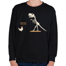 PRINTFASHION Egykor még én is kemény voltam! - Gyerek pulóver - Fekete gyerek pulóver, kardigán
