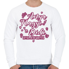 PRINTFASHION Egyre jobb vagyok - Férfi pulóver - Fehér férfi pulóver, kardigán