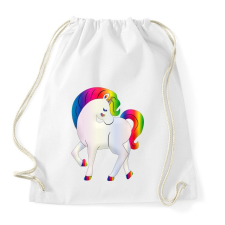 PRINTFASHION Egyszarvú - Sportzsák, Tornazsák - Fehér tornazsák