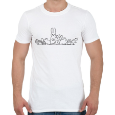 PRINTFASHION Együtt A Kisállatokért Alapítvány - Férfi póló - Fehér férfi póló