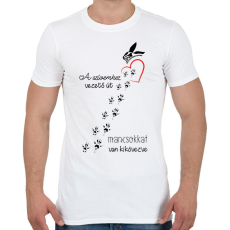 PRINTFASHION Együtt A Kisállatokért Alapítvány - Férfi póló - Fehér