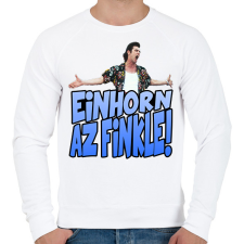 PRINTFASHION Einhorn az finkle - Férfi pulóver - Fehér férfi pulóver, kardigán