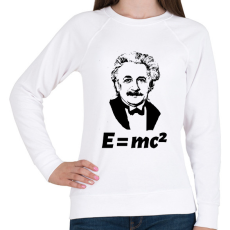 PRINTFASHION Einstein  - Női pulóver - Fehér
