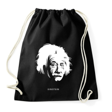 PRINTFASHION Einstein - Sportzsák, Tornazsák - Fekete tornazsák