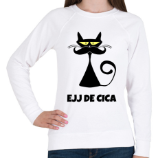 PRINTFASHION EJJ DE CICA - Női pulóver - Fehér