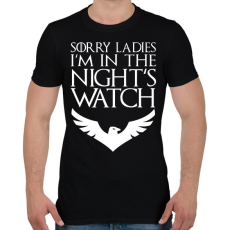 PRINTFASHION Éjjeli őrség tagja - Férfi póló - Fekete