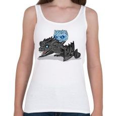 PRINTFASHION Éjkirály - Női atléta - Fehér