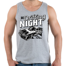 PRINTFASHION Éjszakai dritftelés - Férfi atléta - Sport szürke atléta, trikó