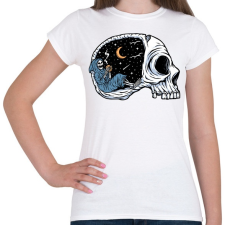 PRINTFASHION Éjszakai kávézás - Női póló - Fehér női póló