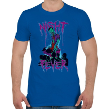 PRINTFASHION Éjszakai láz - Férfi póló - Királykék férfi póló