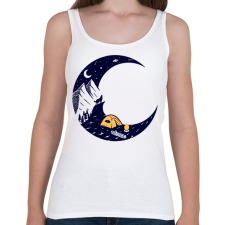 PRINTFASHION Éjszakai túra - Női atléta - Fehér női trikó