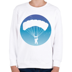 PRINTFASHION Ejtőernyős - Gyerek pulóver - Fehér