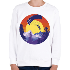 PRINTFASHION Ejtőernyős - Gyerek pulóver - Fehér
