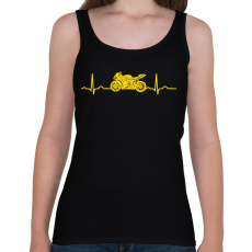 PRINTFASHION EKG moci - Női atléta - Fekete