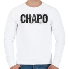 PRINTFASHION El Chapo - Férfi pulóver - Fehér