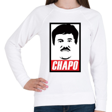 PRINTFASHION El Chapo - Női pulóver - Fehér