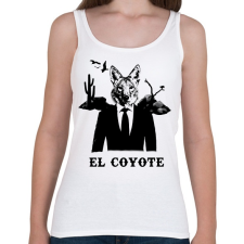 PRINTFASHION el coyote - Női atléta - Fehér női trikó