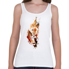 PRINTFASHION El geupardo - Női atléta - Fehér