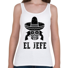 PRINTFASHION el jefe - Női atléta - Fehér