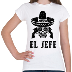 PRINTFASHION el jefe - Női póló - Fehér