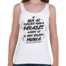 PRINTFASHION El nem végzett munka - Női atléta - Fehér