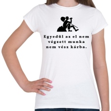 PRINTFASHION el nem végzett munka - Női póló - Fehér női póló