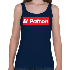 PRINTFASHION El patron  - Női atléta - Sötétkék