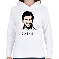 PRINTFASHION El Patron - Női kapucnis pulóver - Fehér