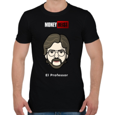 PRINTFASHION El Professor - Férfi póló - Fekete férfi póló