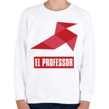 PRINTFASHION El Professor - Gyerek pulóver - Fehér gyerek pulóver, kardigán